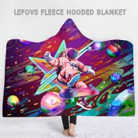 Custom Printing High-Quality Hooded Fleece Blanket For Adults and Kids From China