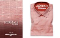 ORANGE &amp; WHITE BOX - FORMAL SHIRT - FBL 26