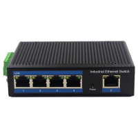 Ports Industrial PoE Switch 4*10/100/1000BASE-TX+1*RJ45 Gigabit Uplink Port Industrial PoE Ethernet Switch