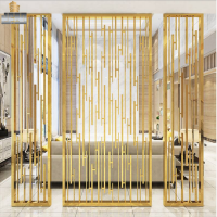 Steel Room Partition Titanium Gold