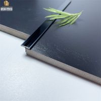 T Shape Decorative Mirror Finish Black Stainless Steel Tile Trim Edge Trim  From China
