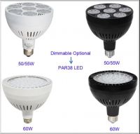 Jewelry led par38 spotlight 55W 60W high brightness led lamp 3 years warranty Par38 led light with track fixture From China