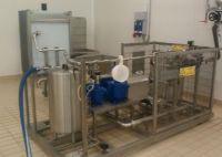 Milk processing line for small farm