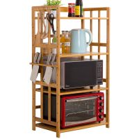 Bamboo Spice Rack Kitchen Organizer Pantry Shelf Kitchen Storage Counter Shelves Spice Rack