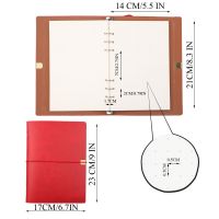 A5 Leather Binder Notebook PU Leather