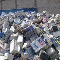 Drained Lead Car Battery Scrap