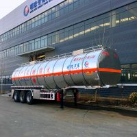 Aluminum Alloy Flammable Liquid Tank Trailer