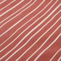 Cotton Table Runner Stripes, Terracotta, Collection Prairie