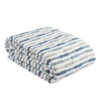 Striped cotton throw, collection Ethnic