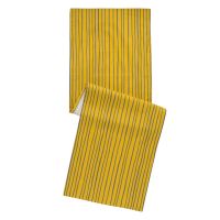 Cotton table runner Stripes, mustard, collection Prairie