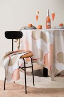 Cotton Tablecloth With An Author's Print, Beige, Collection Freak Fruit