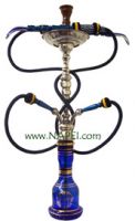 a shisha double piped