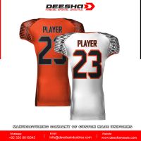 Sublimation American football Reversible jerseys panel