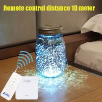 Remote Control Night Light Portable Glass Bottle Lamp Soft Colorful Light Table Lamp For Birthday Gifts Camping   Bedroom