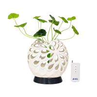 Hollow Vase Remote Control Night Light For Table Kids Bedroom Night Lamp Multicolor Colorful Led Lights Gift Room Decor