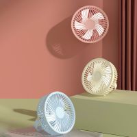 Remote Control Mini Portable Fan Usb Charge Method Rechargeable Type C With Led Light Lamp For Home Office School Camping Gifts