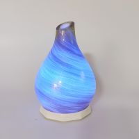 Portable Glass Vase Night Light With Remote Control Usb Rechargeable Battery For Room Home Office  Gifts 