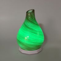 Portable Glass Vase Night Light With Remote Control Usb Rechargeable Battery For Room Home Office  Gifts 