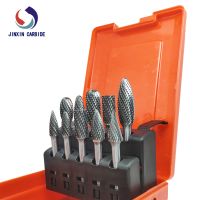 High quality Tungsten carbide rotary burrs files set kit 1/4&quot;