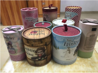Round Cylinder Cardboard Gift Box Recycled Craft Paper Tube For Gift From China