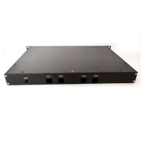 CNC Machined Aluminum Profile shell Splitter Rackmount housing From China