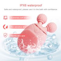 Facial Vacuum Pore Electric Silicone Face Cleansing Brush From China