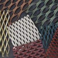 Aluminum Expanded Metal Mesh Facade Cladding Diamond Hole Expanded Metal Mesh Supplier