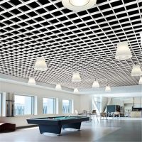 150X150 Metal Suspended Open Cell Aluminum Grid Ceiling