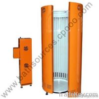 Skin care of tanning machine with sun shower