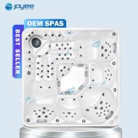 JOYEE 5 Persons Waterfall Outdoor Spa
