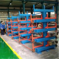 Roll out Cantilever Racking system 6m Long Steel Pipe Storage Solutions Heavy Duty Industrial Racking System
