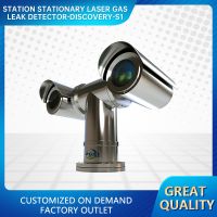 Discovery-S1, a fixed laser natural gas leak detector that can be automatically monitored online 24/7 indoors or outdoors