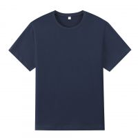 Pure cotton round neck short sleeve t-shirt