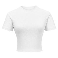 Spring Summer 250G Short Babes T-Shirt Women's Slim Short Sleeves