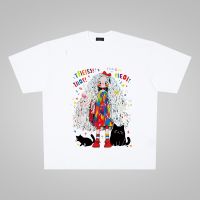 250g Blockbuster Street Style Short Sleeves Tee Featuring Girl From Hong Kong