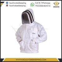 Unisex Cotton Beekeeping Jacket with Veil