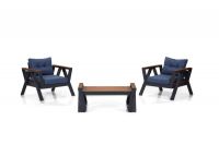 Aluminum Garden Seating Group 3+1+1+Coffee Table