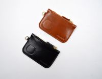 Leather Coin Pouch With Keychain