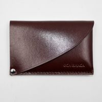Leather Card Case With Flap
