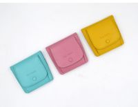 Colorful leather ladies wallet