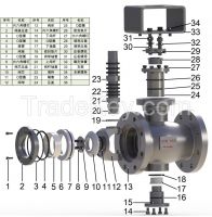 C-type ceramic ball valve