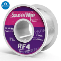 RF4 0.3-1.0mm Sn63% Rosin Core Tin Solder Wire For Phone BGA Repair