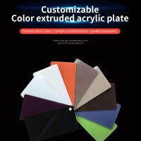 Extruded acrylic color plate