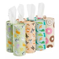 Colorful Paper Round Gift Box Facail