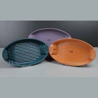 LINE OVAL  BAKING PANS 30CM