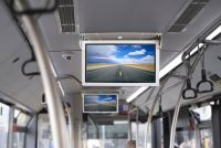 Osk Qz-2151 Av Input 21.5inch Bus Lcd Monitor Folding Car Display Monitor Roof Av Video Input /bus Monitor 24v12v