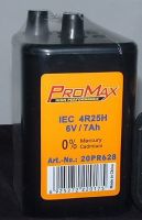 6Volt PJ996/4R25 Zinc Chloride Battery for flashing lamps