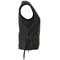 WomenÃ¢ï¿½ï¿½s Vest with Grommet and Lacing Accents