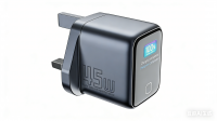 foldable UK plug wall charger 45W with TFT display 