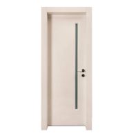 Narrow window Interior House Door with glass High Quality Door for Interior Panel Door Customized Color Size Options Wooden